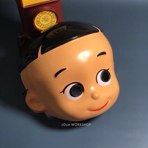 动漫cos大头儿子和小头爸爸卡通儿童可爱节日舞会假面面具pvc新濮