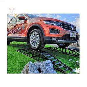 上车斜坡板汽车保养坡道架斜坡支架修车支架台阶斜坡板铁停车垫.