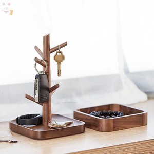 进门口放钥挂钥匙架创意摆件x耳环饰品挂架首饰架子展示架玄关收