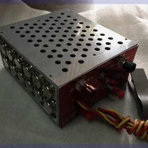 老式低频手工机24,36,48只三极d管12v升压逆变机头双白金继电器