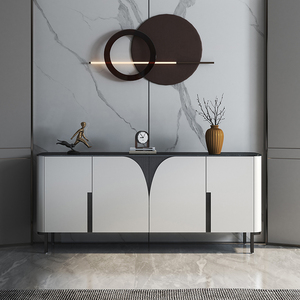 轻奢玄关柜客厅意式网红柜简约现代装饰柜进门入户间厅柜鞋柜一体