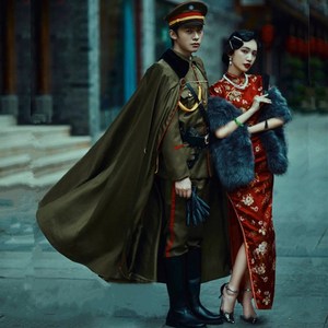 民国将军国民军o官服装套装cos民国军阀大帅服军阀服女国军演出服