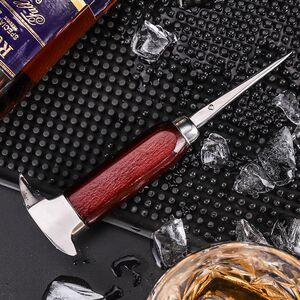 调酒师冰锥凿冰球器 破冰冰刀 冰锥冰钎子冰凿碎冰工具吧台用刨冰