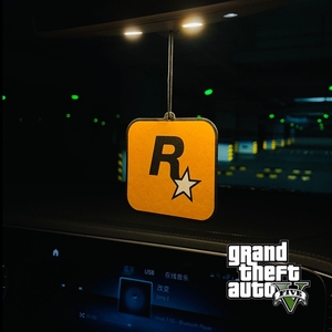 gta周边潮流汽车香片r星车载持久香薰香氛片车内除异味挂网红件饰