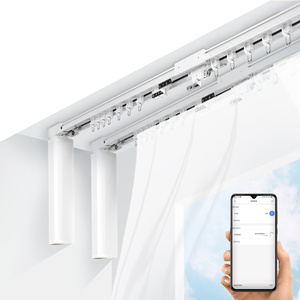 新品电动窗帘i电控自动开合轨道智居电动家能遥机语音可控制