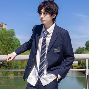 dk制服男原创江户川高西服套装全套正版日系西装高级感黑学院风冬
