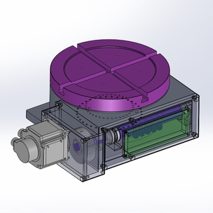 【408】数控机床蜗轮蜗杆回转工作台3d图纸模型设计资料sw格式