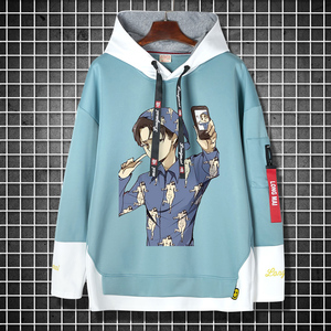 进击的巨人动漫衣服三笠艾伦阿明周边假两件卫衣连帽男女春季上衣