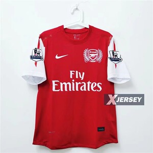 正品11-12赛季阿森纳球衣复古主场12号亨利7罗西基经典短袖足球服