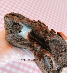 爆浆雷神黑巧克力麻薯可可软欧 夹心面包糕点 京津冀满百包邮nuay