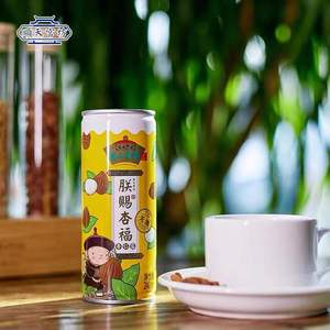 顺天宫坊杏仁效果无糖杏仁露240ml*10灌整箱植物蛋白饮料食品