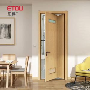 江藤日本定制木质卫生间厕所折叠门实木复合37三七折卧室折叠木门