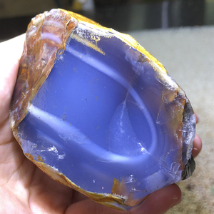 天然玉石6a级土耳其冰种蓝玉髓原石蓝宝石水晶裸石手镯毛料手链女