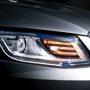 斯柯达15-17款新明锐大灯总成改装led日行灯透镜华域汽车小糸车灯