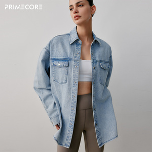 PRIMECORE丨P.C DENIM 夏季男女款牛仔衬衫外套 JW6-SC-BLU