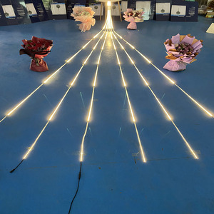 6七彩户外酒吧门头氛围音乐编程led12v流水灯带条2812z幻彩跑马灯