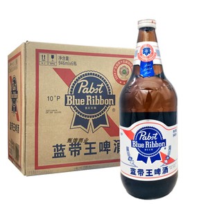 蓝带啤酒真实照片图片