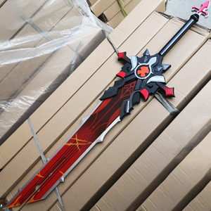 狼的末路cos原神狼末模型天空之傲木质周边道具迪卢克神之眼发光