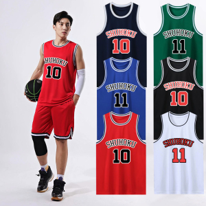 灌篮高手球衣定制湘北篮球服套装男女儿童背心队服比赛班服训练服