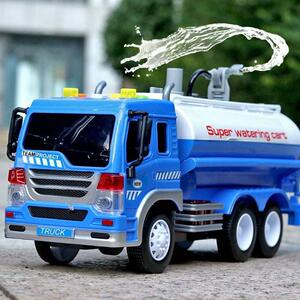 晒水车儿童玩具大号洒水车玩具工程车会喷水的可洒水汽车1宝宝2德