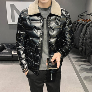 bad boy羽绒服男女冬季新款情侣加厚保暖外套潮流ins白鸭绒上衣服