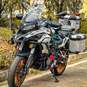 贝纳利金鹏502x巡航旅行拉力赛凯越525x宝马水鸟越野复古摩托车