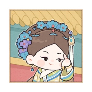 甄嬛传电视剧q版卡通diy数字油画可爱动画卧室房间装饰画手工填色