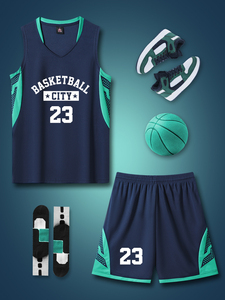 迪卡侬篮球服套装男夏季背心定制比赛训练队服学生运动儿童美式印