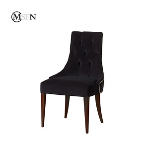 玛斯新中式餐椅组合咖啡影楼休闲椅酒店会所家具样板房接待洽谈椅