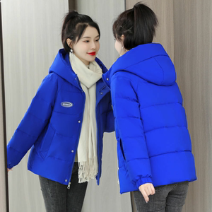 羽绒棉服女短款小个子棉袄冬季新款韩版修身连帽小款棉衣外套2023