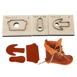 金致刀模t014迷你小鞋子挂件刀模大中小三款皮具激光刀模可定制