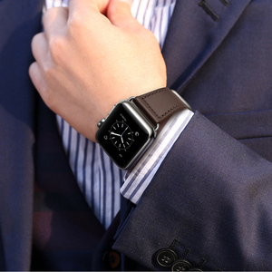适用iwatch8表带真皮applewatch7表带6代5/4苹果手表带ultra创意牛皮男士款女s8个性潮皮革45mm44/40/41s7s6