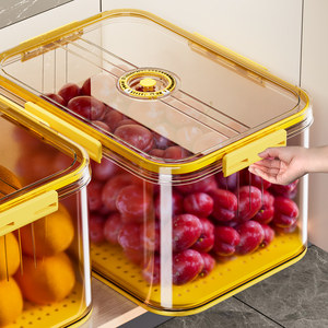冰箱收纳保鲜盒食品级冰箱专用放菜冷冻保鲜密封盒水果食品整理盒
