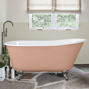 安华卫浴卫浴独立式铸铁搪瓷贵妃普通小户型卫生间家用成人浴缸大