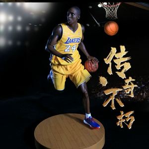 nba传奇球星科比布莱恩特黑曼巴24号1/4gk雕像手办模型公仔摆件