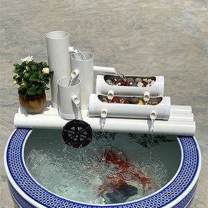 园型鱼缸过滤器静音水缸三合一净化吸粪便养鱼循环系统瓷缸增氧器