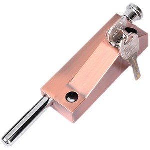 弹簧插销锁木门地锁门插销锁双开a门地插销锁 自动旋转门锁 弹簧