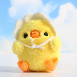 可爱软萌小黄鸡挂件毛绒玩具鸡仔玩偶公仔迷你包包挂饰钥匙扣娃娃