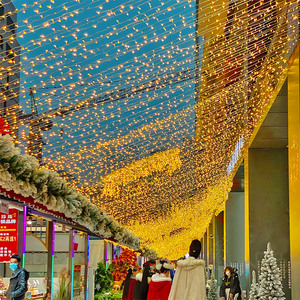 映牧旗舰店天猫led灯带彩灯七彩跑马闪灯流水烧烤缠绕挂树户外装饰