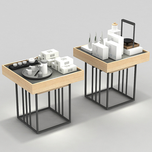 店铺橱窗展示道具展会屏风简约现代样品组合展示台公司高低陈列桌