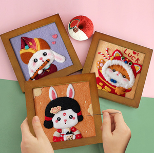 女孩手工diy儿童制作材料包大童女生益智的小作品玩具创意礼物