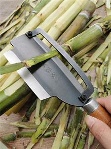 久保利甘蔗刀削皮器削甘蔗皮的刀水果店专用型加厚刮甘蔗刨皮刀