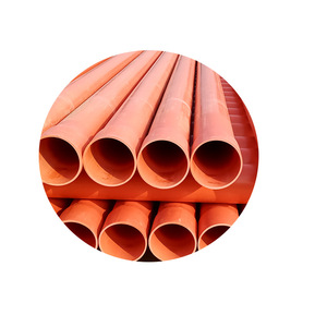 cpvc色力管  橘红电 vc电力管pc-pvc电力电缆护套管 c-pvc管材.