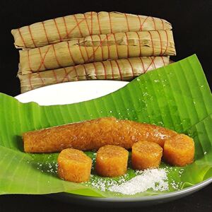 广西灵山特产灰水粽碱水粽草木灰农家纯手工凉粽端午节枧水素粽子