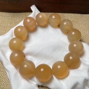 血丝蜜色老羚羊角手串男女款手链原色复古手链泡酒泡茶养生羊角珠