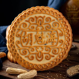 老式月饼五仁河南畅销的商丘睢县特产胡魁海传统老式五仁手作月.