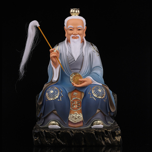 鸿钧老祖神像供奉