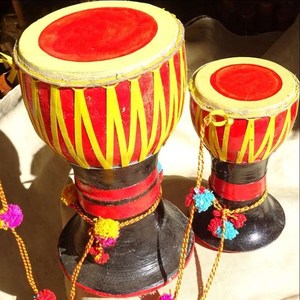 装饰傣族鼓手鼓餐厅象脚鼓跳舞乐器演奏云南门面儿童鼓