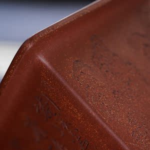 四方签筒复古紫砂花盆兰花绿云盆景专用盆应小青老鱼籽砂手工制