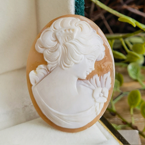 德国玛瑙cameo天然贝雕卡梅奥浮雕手i工雕刻胸针吊坠戒面原片裸石